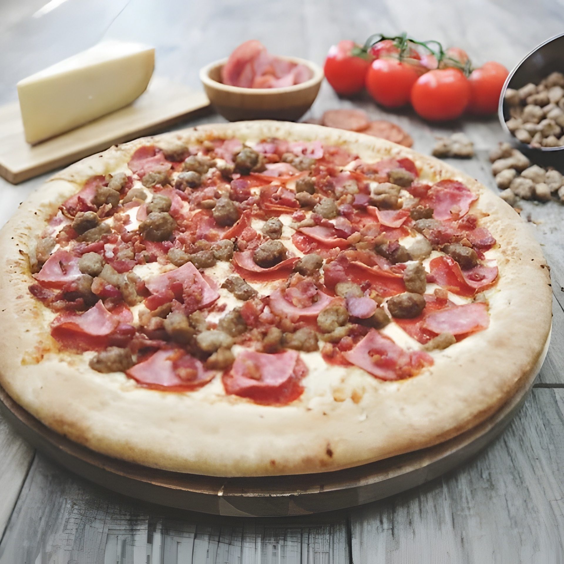 Fresh dough, piled-high toppings, every order