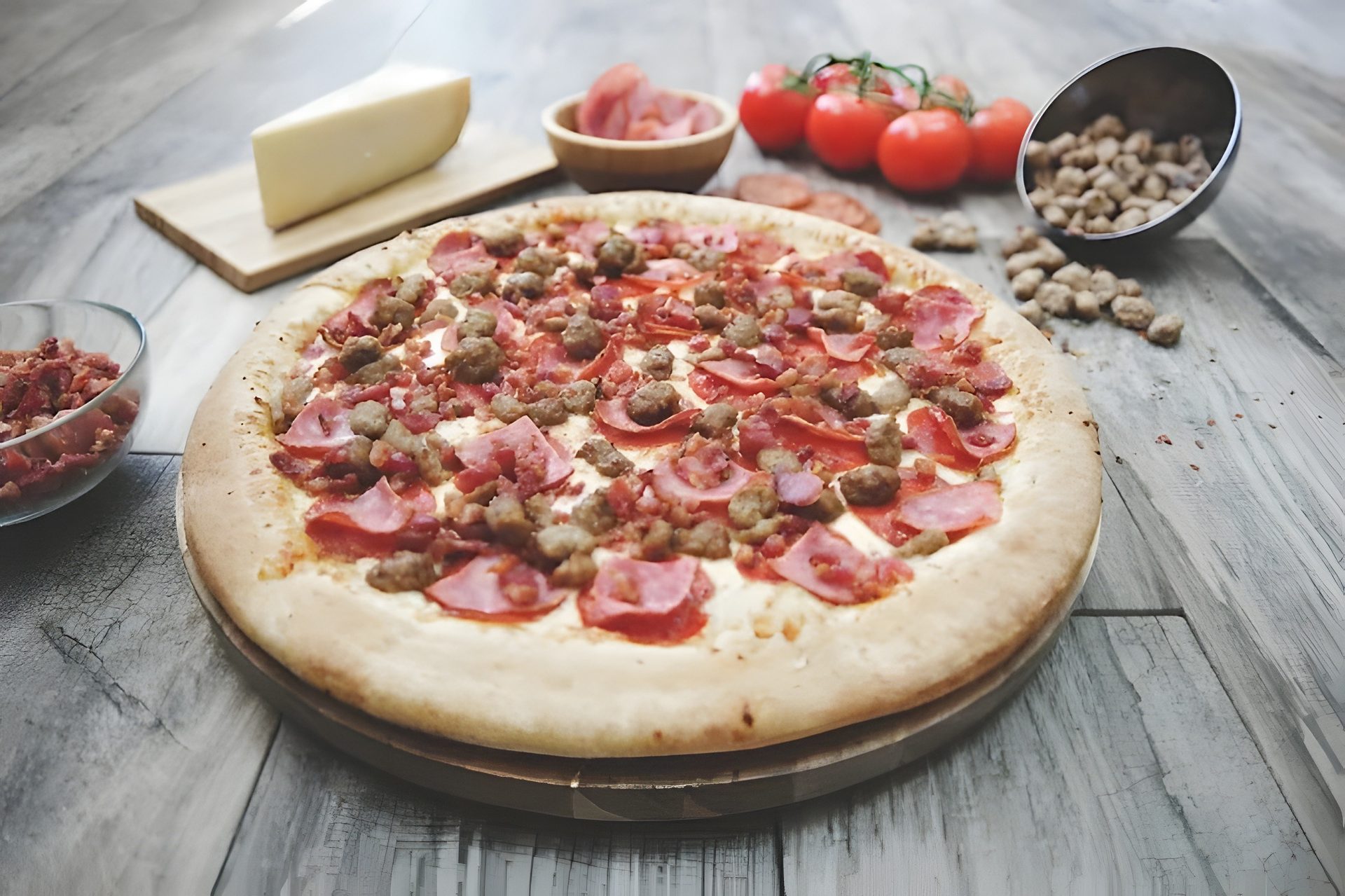Fresh dough, piled-high toppings, every order